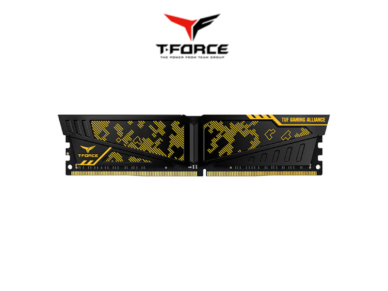 MEMORIA DDR4 16GB 3200 TG T-FORCE VULCAN TUF GAMING ALLIANCE (PN:TLTYD416G3200HC16F01)